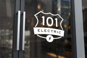 Door Sign - 101 Electric Logo
